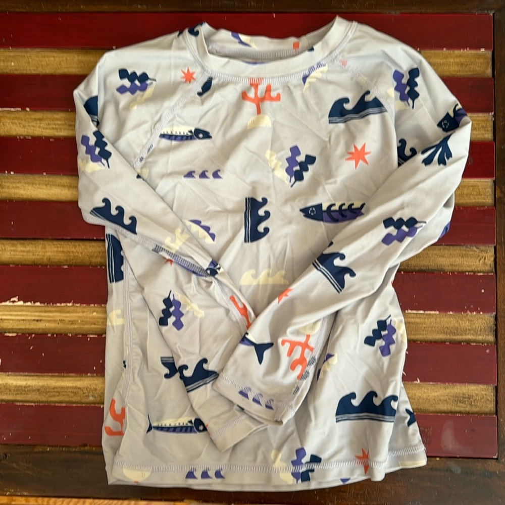Child swim shirt rash guard